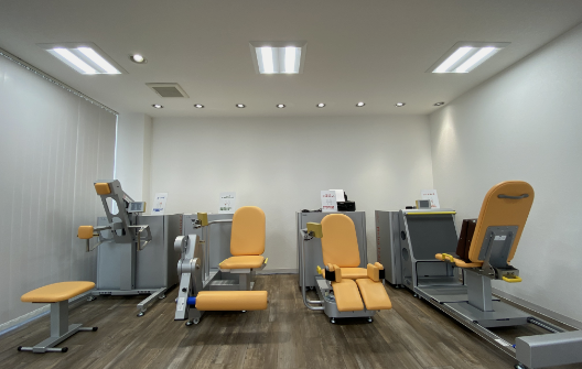 充実したトレーニングマシン